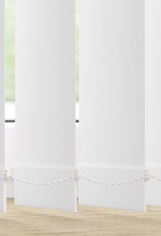 Orion (Blackout), Pure White - Vertical Blind Slats